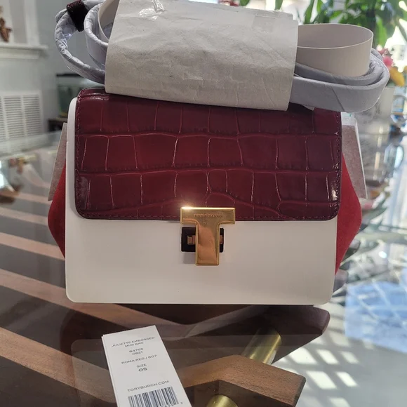 Tory Burch Juliette embossed Mini Bag - Picture 6 of 9